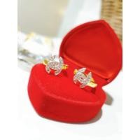 ราคา ต่างหูทองไมครอน ต่างหูชุบทองแท้ 100 ต่างหูทองชุบ เศษทองคำแท้ ต่างหูหุ้มทอง ต่างหูชุบทอง 24K ไม่ลอก ไม่ดำ (15212083384)