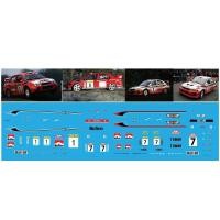 ราคา ดีคอล WRC หมึกรองขาว ติดชิ้นงานทุกสี Hot Wheels Majorette 1 64 Decal water slide (21407132162)