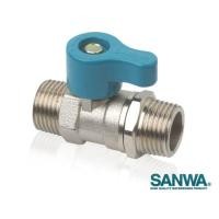 ราคา มินิบอลวาล์ว SANWA บอลวาล์ว ซันวา บอลวาล์ว SANWA วาล์วน้ำ บอลวาล์ว 4หุน บอลวาล์ว 1 2 (10601966201)