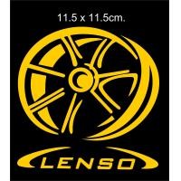 ราคา Lenso โลโก้เลนโซ่ สติ๊กเกอร์แต่งรถแบบตัดสีเดียว สะท้อนแสงและPVC สำหรับติดเพื่อตกแต่งรถยนต์ให้สวยงามโดดเด่น (13330800727)