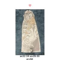 ราคา ชุดเดรสออกงานชุดราตรี มือสอง (21370570419)