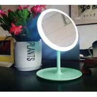 ราคา กระจกไฟ LED กระจกแต่งหน้าถาดเก็บของ มีไฟ LED แบบพกพา (8213827386)