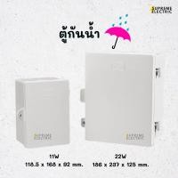 ราคา ตู้กันฝน 11 22 101 102 ตู้กันน้ำ NANO TFC ตู้ใส่อุปกรณ์ไฟฟ้า ตู้พลาสติกมีหลังคา กล่องกันน้ำ กล่องกันฝน ABS PVC (18315671616)