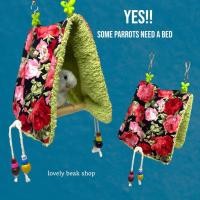 ราคา ที่นอนนกเล็ก กระโจมที่นอนนกขนาดเล็ก เต็นท์นอนนก อุปกรณ์สำหรับนกแก้วขนาดเล็ก ที่นอนนก คอนยืนนกธรรมชาติ (21409342710)