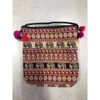 ราคา กระเป๋าสะพายยาวลายช้างผ้าทอ (17246042422)