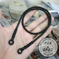 ราคา สร้อยคอเชือกร่ม ถักห่วง แขวนพระเครื่อง 3 ห่วง เชือกร่ม 4 มิล (18696463445)