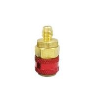 ราคา คอปเปอร์ เติมน้ำยาแอร์ R134a สีแดง AC Coupler R 134A High side คอปเปอร์แอร์ แดง หัวเติมน้ำยาแอร์รถยนต์ 134a ชุดคอปเปอร์ (4142442739)