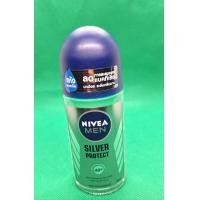 ราคา นีเวีย เมน ชิลเวอร์ โพรเทค โรลออนระงับกลิ่นกายสำหรับผู้ชาย 50 มล NIVEA MAN Silver Protect 50 ml (21442057669)
