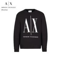 ราคา AX Armani Exchange เสื้อสเวตเชิ้ตผู้ชาย รุ่น AX 8NZMPA ZJ1ZZ1200 สีดำ (21376212751)