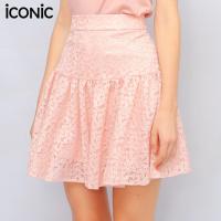 ราคา iCONiC ROSY SKIRT 6249 กระโปรงสั้น ผ้าลูกไม้ สีชมพู กระโปรงย้วย กระโปรงระบาย กระโปรงลูกไม้ เสื้อผญ เสื้อทำงาน เสื้อแฟชั่น เสื้อผ้าผญ (12456201822)