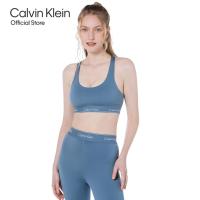ราคา CALVIN KLEIN สปอร์ตบราผู้หญิง Medium Support Sports Bra รุ่น 4WS4K192 420 สีฟ้า (21411632532)