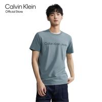 ราคา CALVIN KLEIN เสื้อยืดแขนสั้นผู้ชาย ทรง Regular รุ่น J321612 CFQ สี Blue Gray (21410270760)