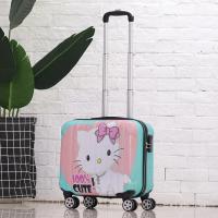 ราคา กระเป๋าลากมินิกระเป๋าลากขนาดเล็กกระเป๋าลากสำหรับนักเรียนหญิงกล่องขึ้นเครื่อง18นิ้ว16นิ้วล้อลากเบาพิเศษสำหรับเด็ก (14563407510)