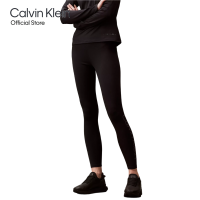 ราคา CALVIN KLEIN กางเกงเลคกิ้งผู้หญิง 7 8 Gym Leggings รุ่น 4WS4L635 001 สีดำ (21427241692)