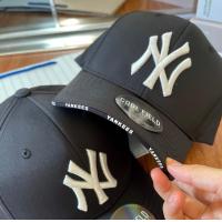 ราคา แท้ หมวก MLB Coolfield Oreo Ball Cap หมวกสีดำ logo NY ขอบตรงปีกหมวก Yankees หมวกเป็นรุ่นแบบ Cool Field Code 32CPCZ111 50L (19941389776)