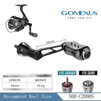 ราคา Gomexus 35 40มม Ultralight Spinning Reel Handle พร้อมลูกบิดไทเทเนียมสำหรับ Shimano Nasic Twinpower Daiwa Revros EX LT Fishing Reels LMY35 (15929534924)