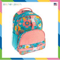 ราคา Stephen joseph กระเป๋าเป้เด็ก ยอดนิยมจากอเมริกา ฟรีสติ๊กเกอร์ติดชื่อ สำหรับเด็กอนุบาลและประถม กระเป๋านักเรียนน่ารัก น้ำหนักเบา ช่องใส่ของกว้าง ใส่สมุดขนาดA4ได้ ALL OVER PRINT BACKPACK FLOWER S24 กระเป