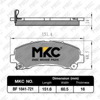ราคา ผ้าเบรคหน้า หลัง ISUZU MU 7 มิวเซเว่น ทุกรุ่น 2WD4WD ปี 2004 2011 ผ้าเบรค MKC ผ้าเบรก isuzu MU7 (19266567602)