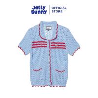 ราคา JELLY BUNNY เสื้อเชิ้ต LAZY MORNING EFFECT KNITTED SHORT SLEEVE SHIRT B23WARI005 (21342041289)