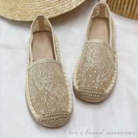 ราคา รองเท้าลูกไม้ หุ้มส้น (5197966970)