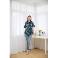 ราคา Mommade เสื้อให้นม ชุดให้นม Blue Yellow Furry Top (18223279255)