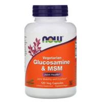 ราคา Now Foods Vegetarian Glucosamine MSM 120 Veg Capsules (16207916054)