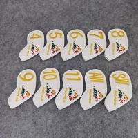 ราคา Golf iron set hippopotamus club set red polo club protective cover honma iron set cap set a variety of numbers (19636928554)