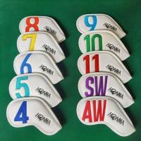 ราคา Golf iron set hippopotamus club set red polo club protective cover honma iron set cap set a variety of numbers (19636928551)