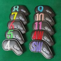 ราคา Golf iron set hippopotamus club set red polo club protective cover honma iron set cap set a variety of numbers (19636928552)