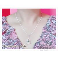 ราคา Kr silver สร้อยคอเงินแท้ พร้อมจี้เงินแท้พระแก้วมรกต (8309095548)