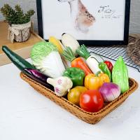 ราคา โมเดลชุดจานผักและผลไม้ปลอมจำลองพลาสติกของเล่นเด็กอนุบาลอุปกรณ์ประกอบฉากถ่ายภาพของตกแต่งห้องตัวอย่าง (20537310337)