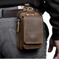 ราคา กระเป๋าคาดเอวหนังแท้สำหรับผู้ชายกระเป๋าใส่โทรศัพท์มือถือกระเป๋าคาดเอวแบบแนวตั้งกระเป๋าคาดเอวใบเล็กหนังวัวชั้นแรกแฟชั่นเรียบง่ายแนววินเทจ (7259440713)