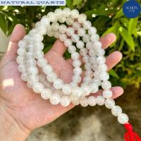 ราคา ประคำสวดมนตร์ ประคำ108หยกเนื้ออ่อนมิส่งพม่า Natural Qurtz ขนาด 12มิล ธรรมชาติแท้ (21314100585)