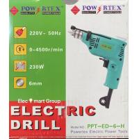 ราคา สว่านไฟฟ้า POWERTEX รุ่น PPT ED 6 H 1 4 หุน หมุนซ้าย ขวา เจาะ ไม้ เหล็ก ฝ้า ขันสกรู ประกันโดยศูนย์บริการ 6เดือน (2489376674)