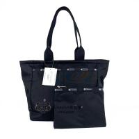 ราคา LeSportsac กระเป๋าสะพายไหล่สะพายข้างแมทช์ง่ายสีดำกระเป๋าถือกันน้ำกันน้ำกระเป๋าทำงานความจุใหญ่กระเป๋าผู้หญิงสีล้วน (20476594764)