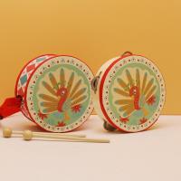 ราคา กลองไม้ตีกลองสองด้านสำหรับเด็กเครื่องดนตรีเคาะสำหรับเด็กกลองไม้ตีกลองมือกลองไม้ตีกลองของเล่นดนตรีสำหรับการศึกษาปฐมวัยกลองเล็ก (11111980927)