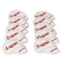 ราคา Golf iron set hippopotamus club set red polo club protective cover honma iron set cap set a variety of numbers (19636928545)