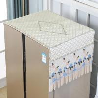 ราคา ผ้าคลุมตู้เย็นเพิ่มความหนาผ้าคลุมเครื่องซักผ้าตู้เย็นประตูเดียวผ้าคลุมตู้เย็นประตูเดียวผ้าคลุมกันฝุ่นด้านบนตู้เย็นประตูบานเปิดคู่ใหญ่สไตล์ยุโรป (12435077278)