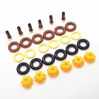 ราคา GF48 6 sets Fuel Injector Repair Kit 0280150440 13641703819 For BMW E60 E39 520i 523i 525i 528i E36 328i E36 car replacement AY RK004 (7731925967)