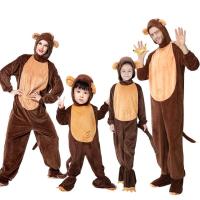 ราคา ชุดลิงน้อยน่ารักสำหรับวันฮาโลวีนชุดแสดงรูปพระจันทร์รูปลิงสำหรับการแสดงเทพนิยายชุดแสดงสำหรับแม่และลูกสำหรับปาร์ตี้สัตว์ (21166058060)