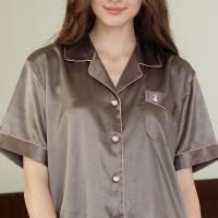 ราคา ชุดนอน Vana กระโปรงแขนยาว สีพื้น ผ้าซาติน (15813252977)