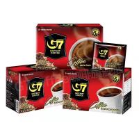 ราคา ต้นฉบับนำเข้าจากเวียดนาม G7กาแฟดำแท้สไตล์อเมริกันสำเร็จรูป100ชิ้นไขมันต่ำไม่มีซูโครสปราศจากนมเพิ่มความสดชื่น200g (16806808219)