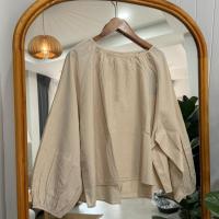 ราคา Rool Blouse 8058 เสื้อแขนยาวพอง ดีไซน์จั๊มปลายแขนทรงบอลลูน (21399177367)