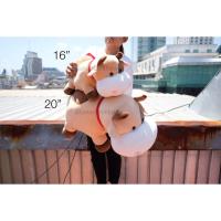 ราคา ตุ๊กตา วัว ท่ายืน ตัวนุ่ม 16 20นิ้ว ตุ๊กตาวัว (20537243785)