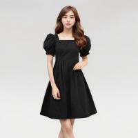 ราคา Closet Crush เดรสยาวแขนบอลลูน สีดำ (21175582242)