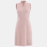 ราคา Closet Crush เดรสสั้นแขนกุดคอสูงแต่งโบว์ สีชมพูพาสเทล (21023402904)