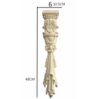 ราคา ตงหยางไม้แกะสลักไม้แท้หัวเสาสไตล์ยุโรปแกะสลักหัวเสาโรมันตกแต่งดอกไม้ไม้สติกเกอร์เตาผิงหัวประตูแกะสลักไม้ค้ำยัน (15646485593)