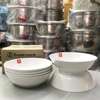 ราคา Srithai Superware ซุปเปอร์แวร์ ชามใบบัว 7 5 นิ้วสีครีมขาว บรรจุ 6ใบ (6204098981)