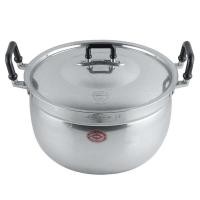 ราคา หม้อสองหูอลูมิเนียม ตราจระเข้ เบอร์ 22 24 26 28 30 ซม หม้อสองหู หม้ออลูมิเนียม Crocodile Cookware หม้อหุงต้ม จระเข้ Tablespoonstore (21382437992)