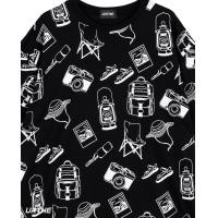 ราคา URTHE เสื้อยืด แขนสั้น OVERSIZE สกรีนลายเต็มตัว รุ่น OVERPRINT JAN (21344913774)
